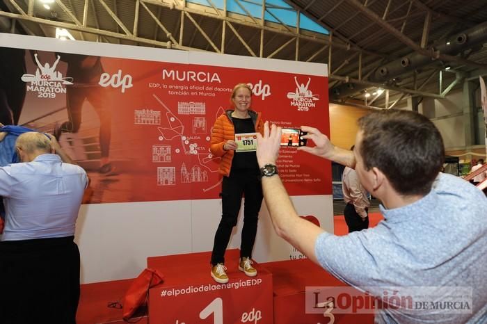 Entrega de dorsales de la Maratón de Murcia