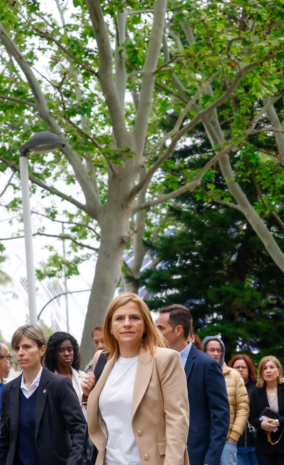 Pilar Bernabé declara en la Ciudad de la Justicia en la instrucción de la dana