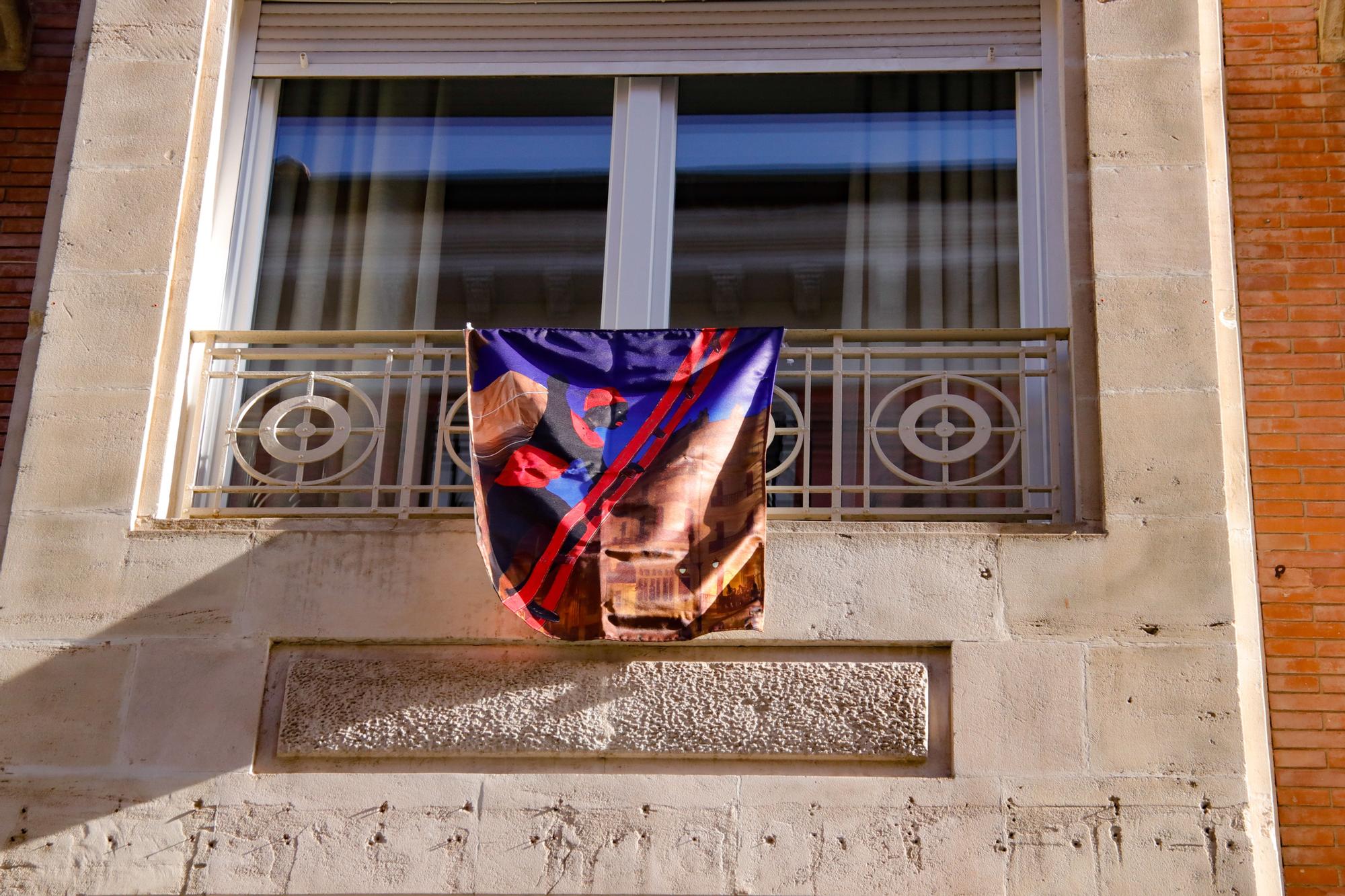 La Navidad se cuela por los balcones de Alcoy