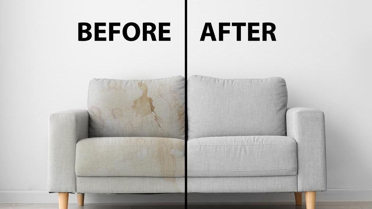 Cómo limpiar un sofá de tela y que quede impecable