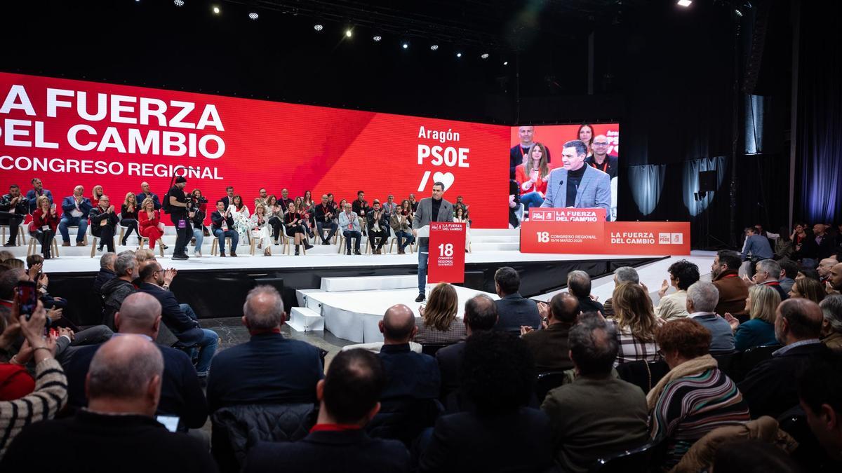 Congreso regional del PSOE Aragón.