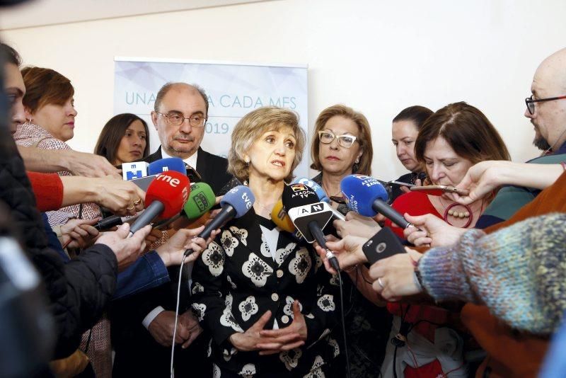 Visita de la ministra de Sanidad al Hospital Infantil de Zaragoza