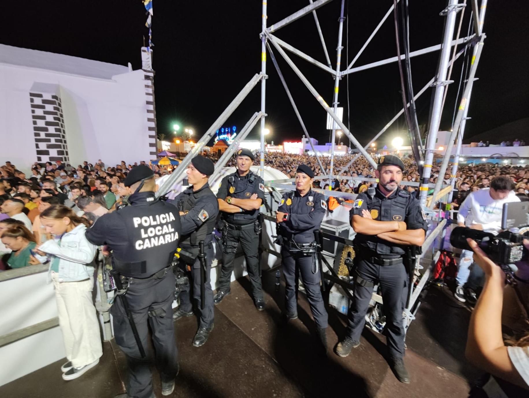 Concierto de Melendi en las fiestas de Los Dolores, en Lanzarote