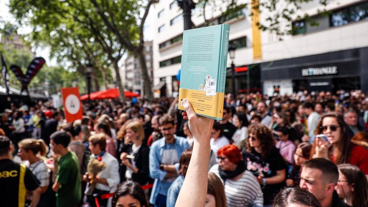 Sant Jordi de récord en Barcelona