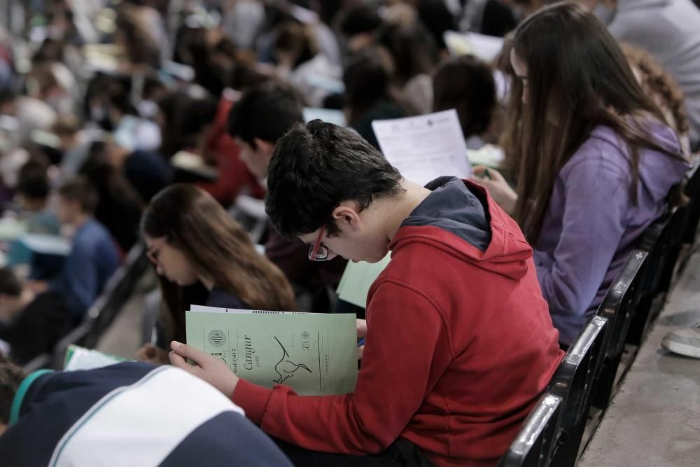 Pruebas Cangur de matemáticas en Palma