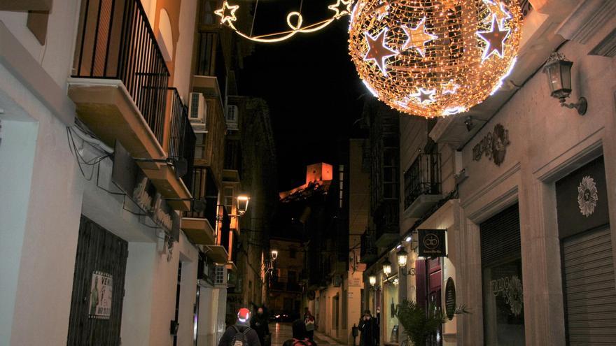 Las luces de Navidad aún están encendidas en Lorca