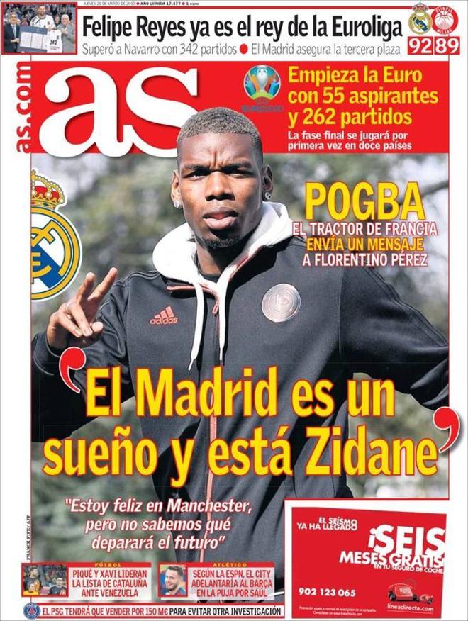 Portada de AS del 21 de marzo