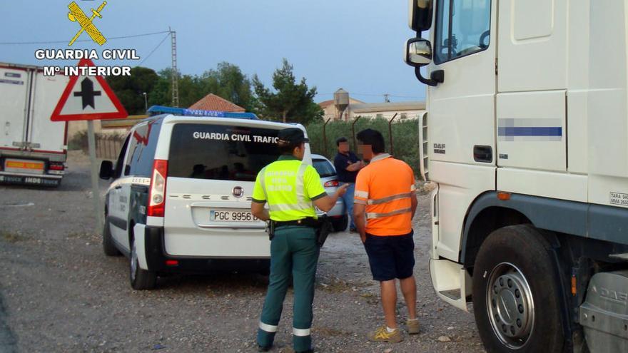 La imagen del camionero detenido