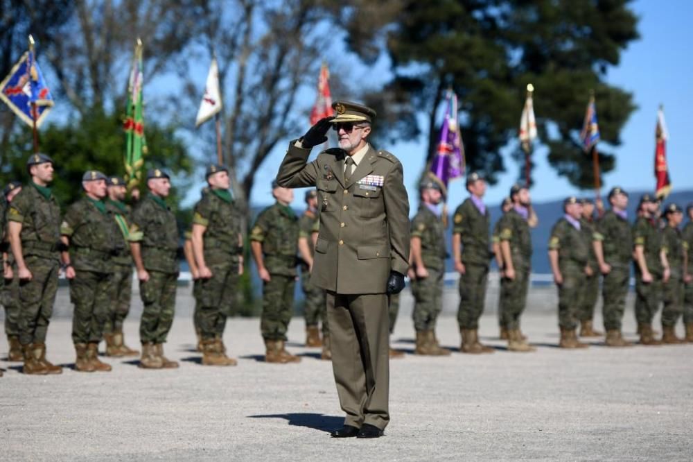 El general Romero Losada se despide de la Brilat