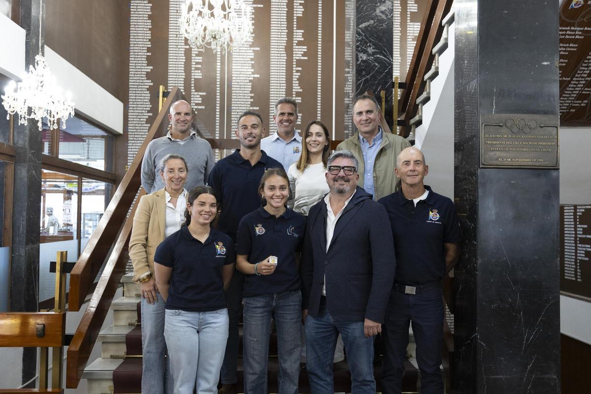 Fueron recibidas con honores en el Club Náutico