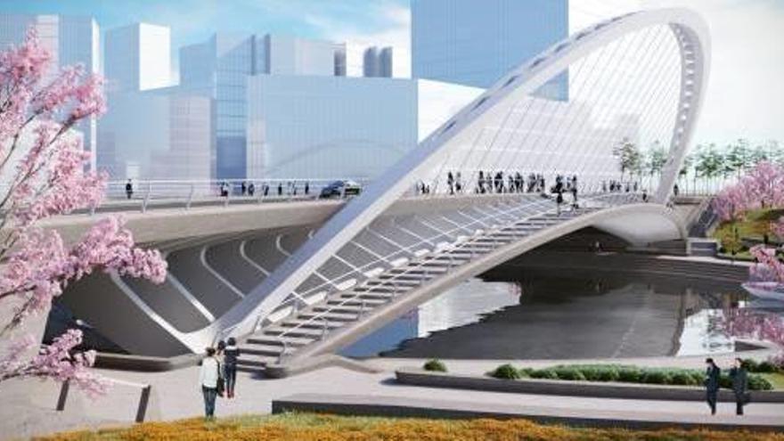 Calatrava diseñará tres puentes en la ciudad china de Huasan