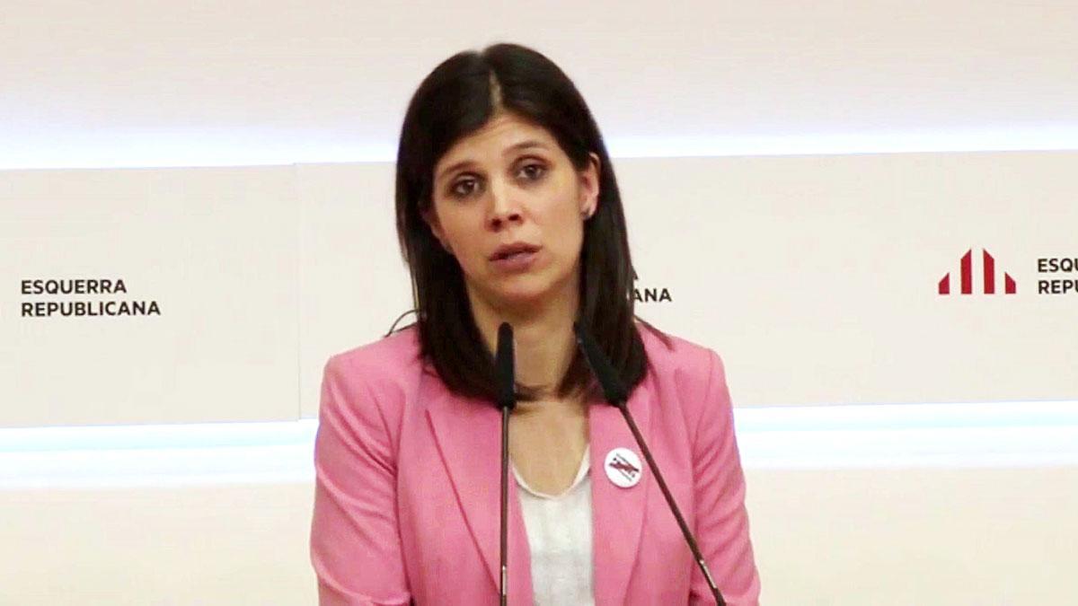 Declaraciones de la secretaria general adjunta de ERC, Marta Vilalta