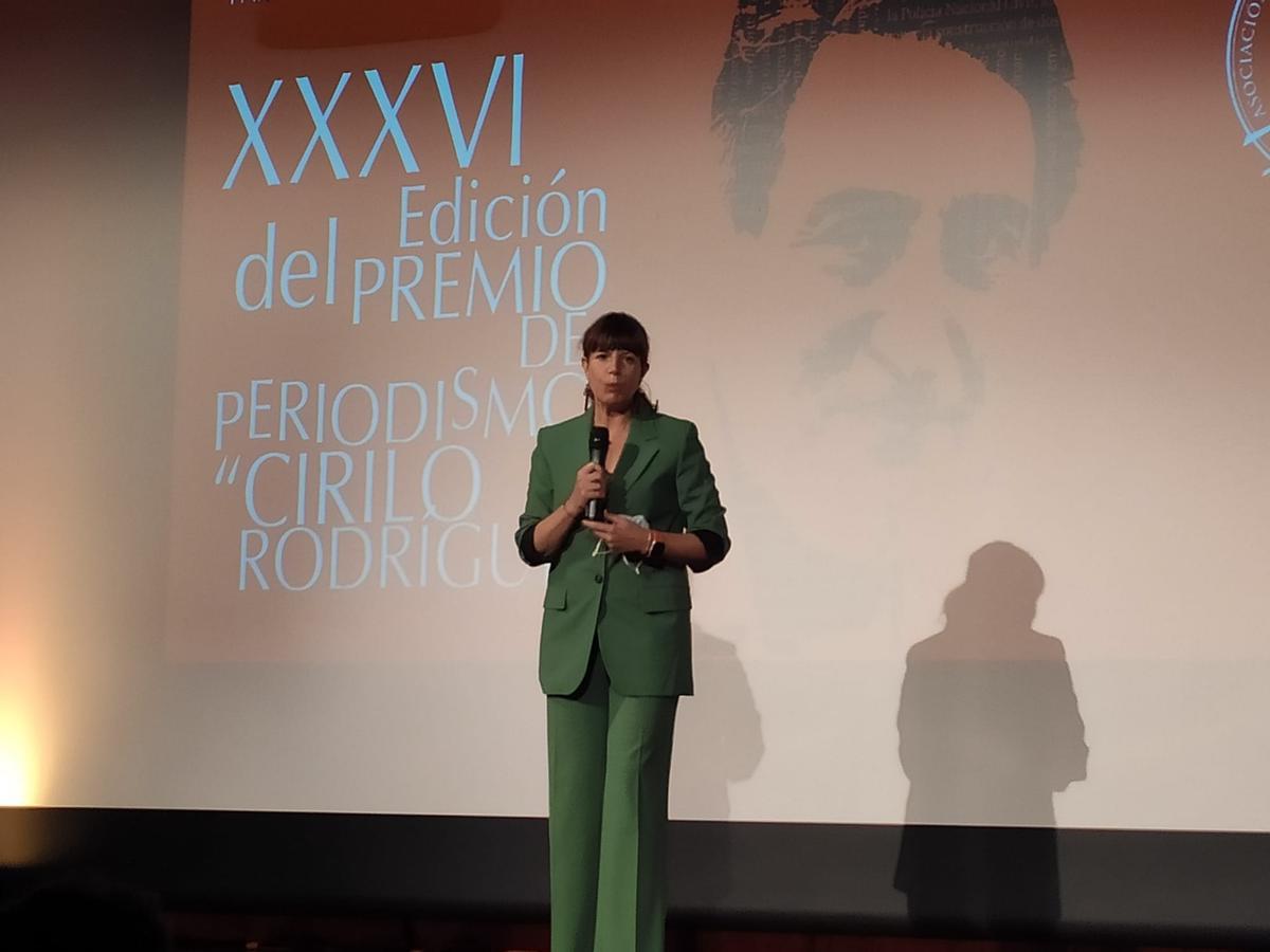 La periodista Mavi Doñate, premi Cirilo Rodríguez de Periodisme