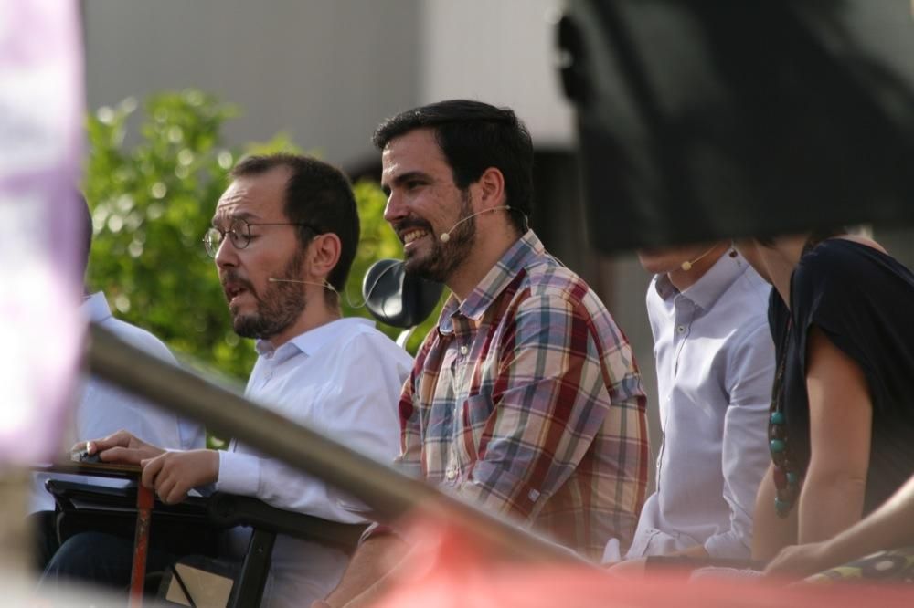 26J: Mitin de Unidos Podemos en la plaza de la Merced