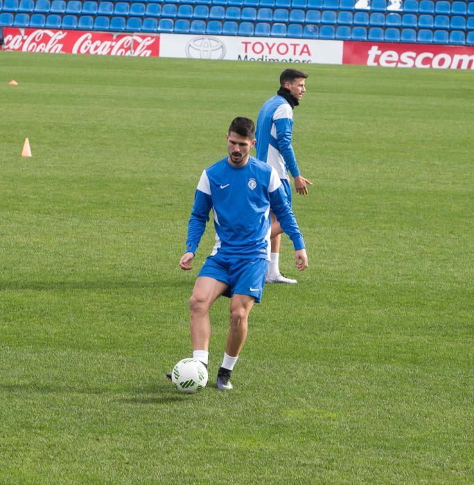 Delgado ya se entrena con el Hércules