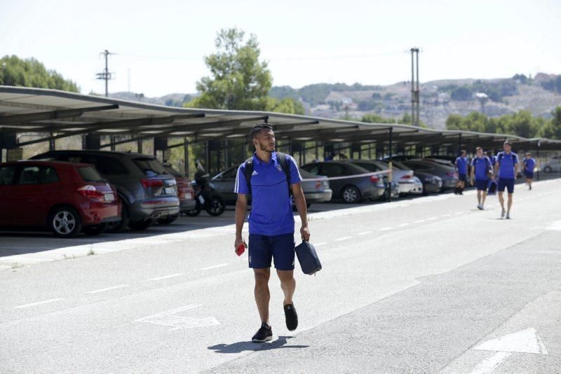 Salida del Real Zaragoza hacia Boltaña