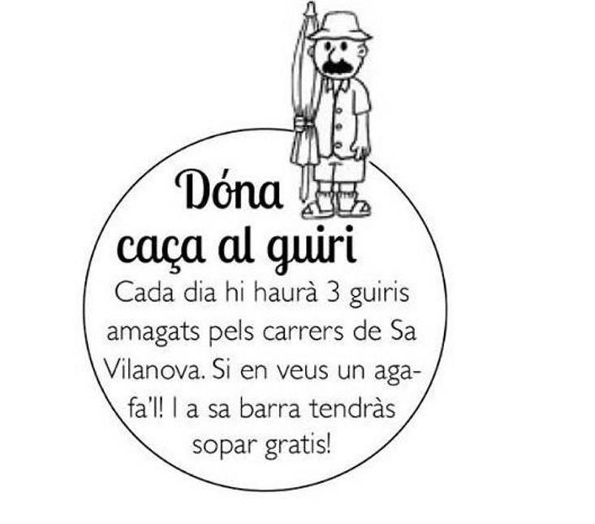 En el programa de fiestas se destaca el juedo de cazar 'guiris'.