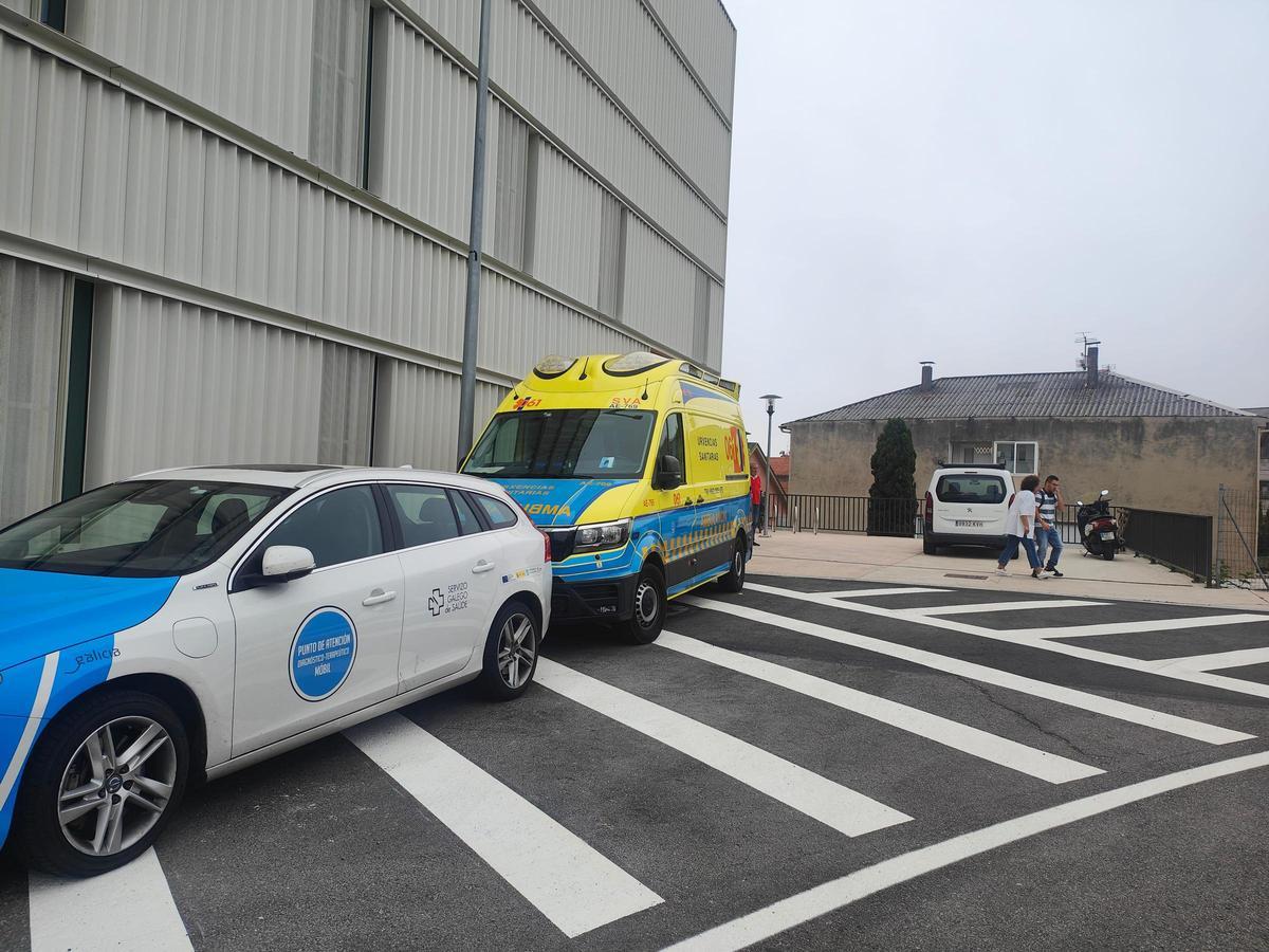 Las imágenes de la primera mañana de funcionamiento del nuevo centro de salud de Moaña
