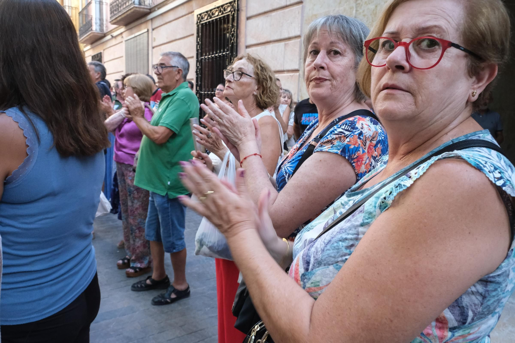 Concentración en apoyo al alcalde de Aspe