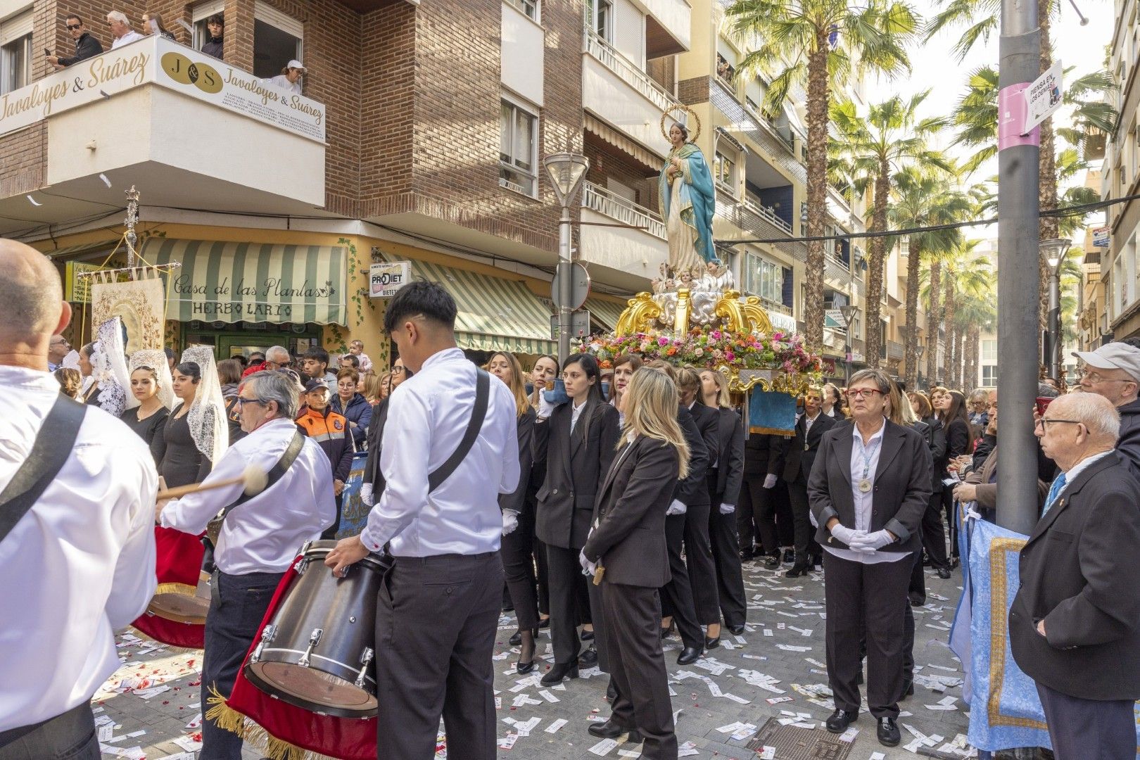 Las imágenes de la procesión del Encuentro del Domingo de Resurrección en Torrevieja
