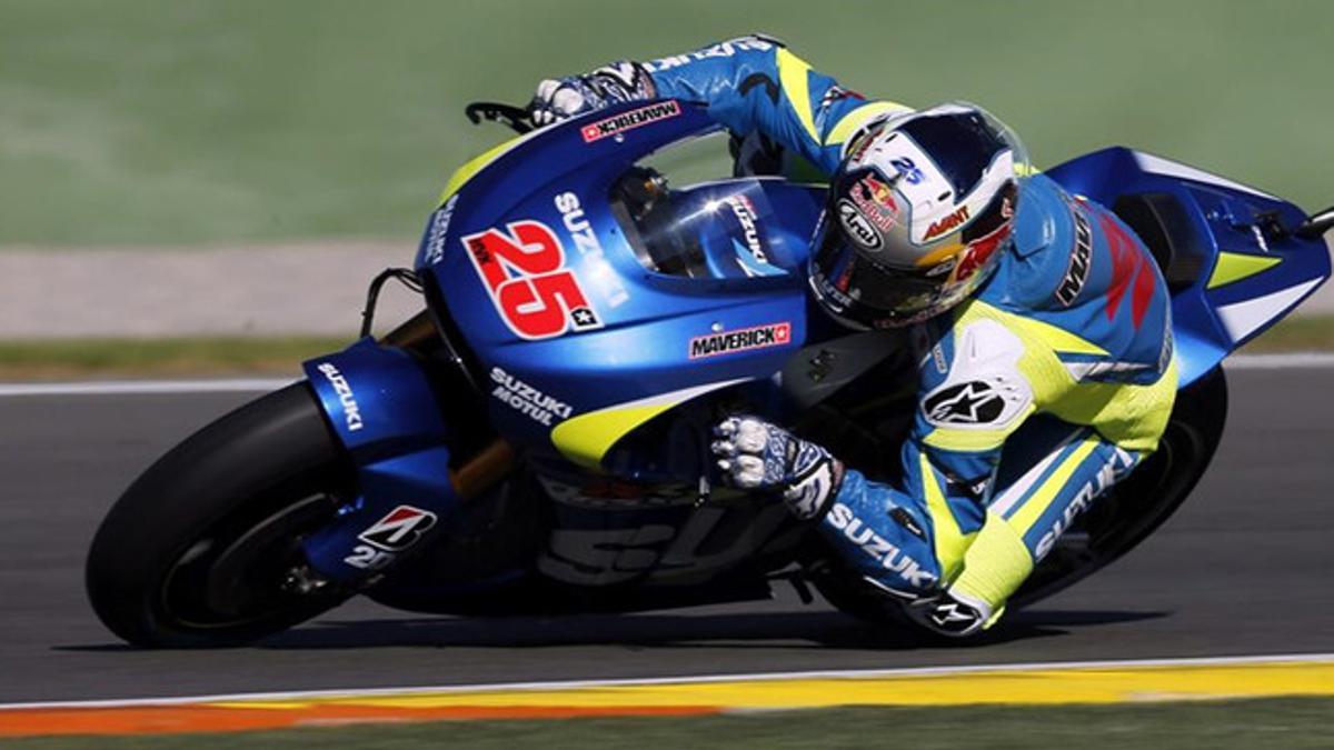 Viñales y Aleix Espargaró, único pilotos de MotoGP en rodar este lunes en Jerez