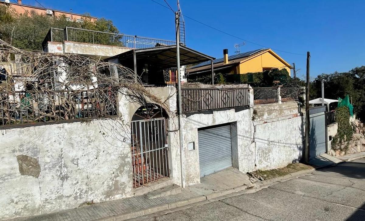 La casa de Vallgorguina en la que residía la víctima.