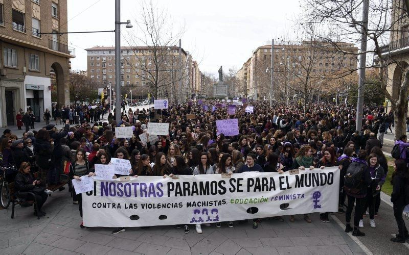 El Día Internacional de la Mujer en Zaragoza