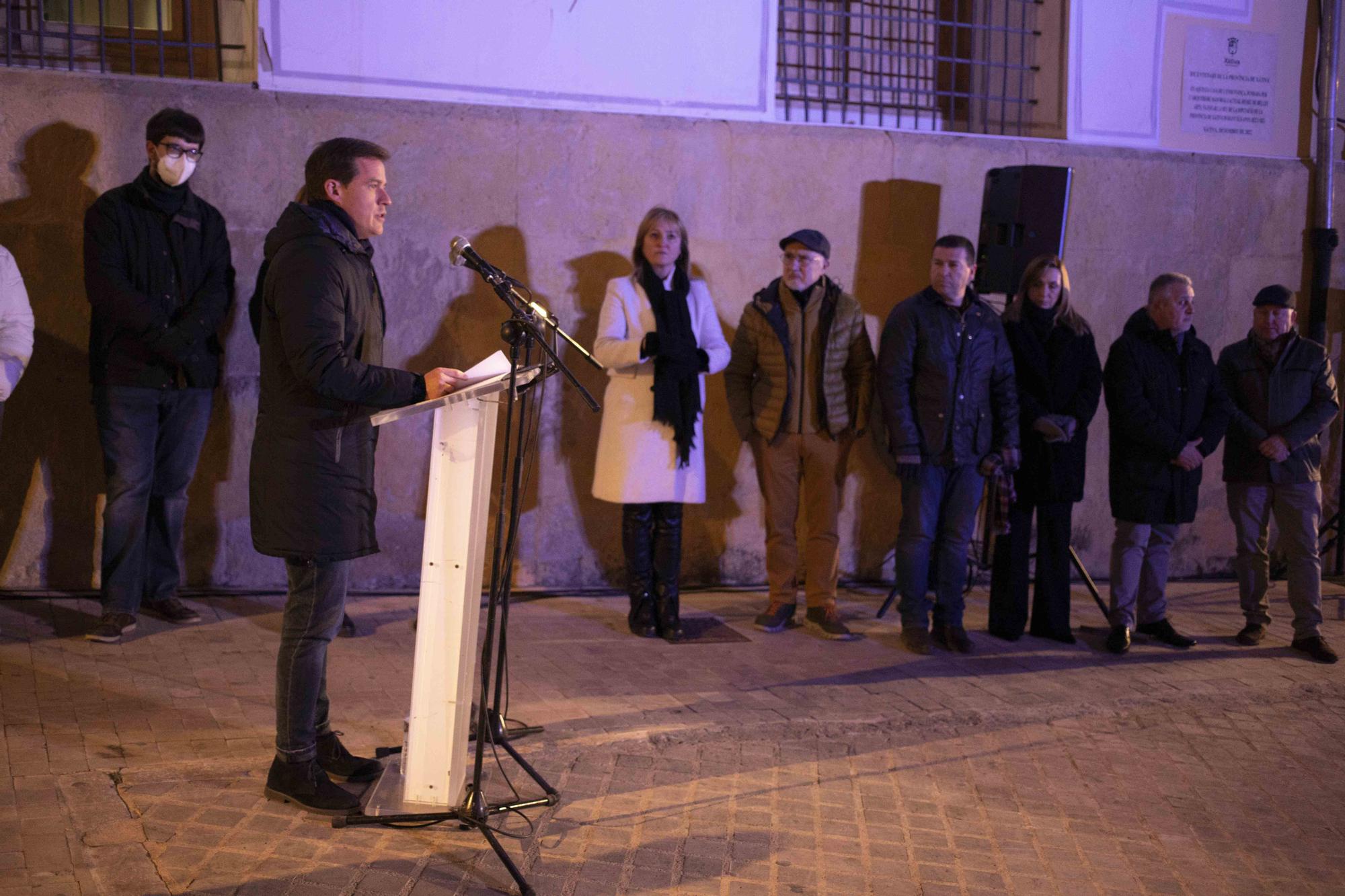 Homenaje a los deportados setabenses en los campos de concentración nazis