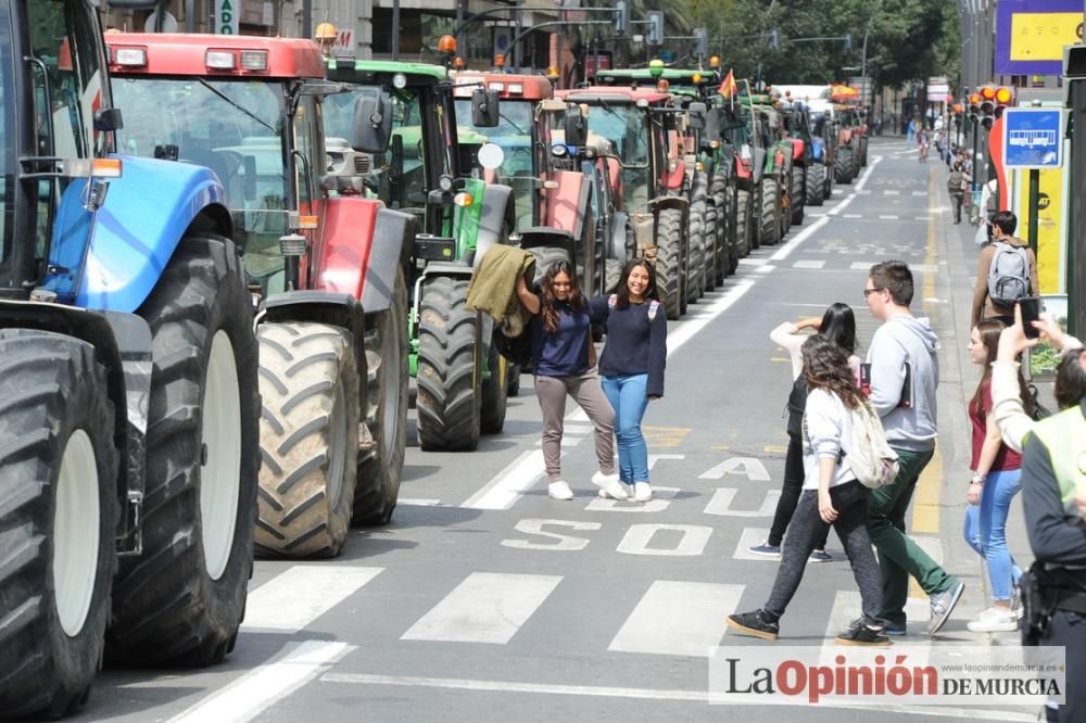 Manifestación de los agricultores por el Mar Menor en Murcia