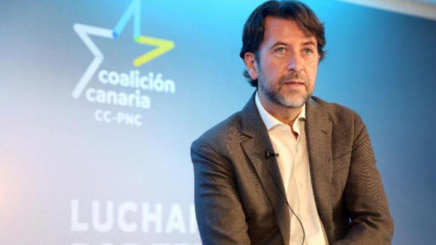 Carlos Alonso, portavoz de CC en el Cabildo de Tenerife.