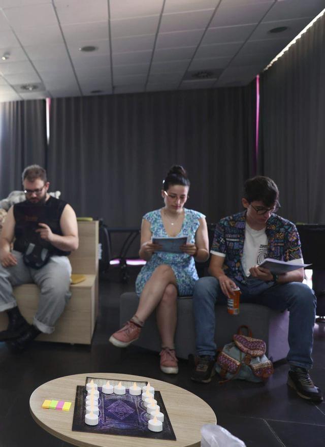 Una actividad en Espacio Joven, en  el edificio Fuero.