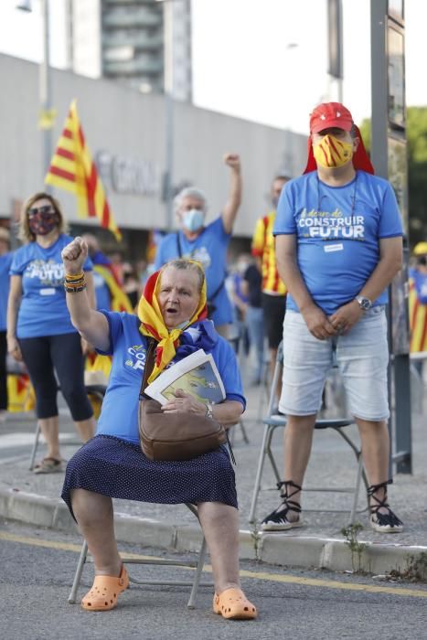 Concentració de l'ANC per la Diada a Girona