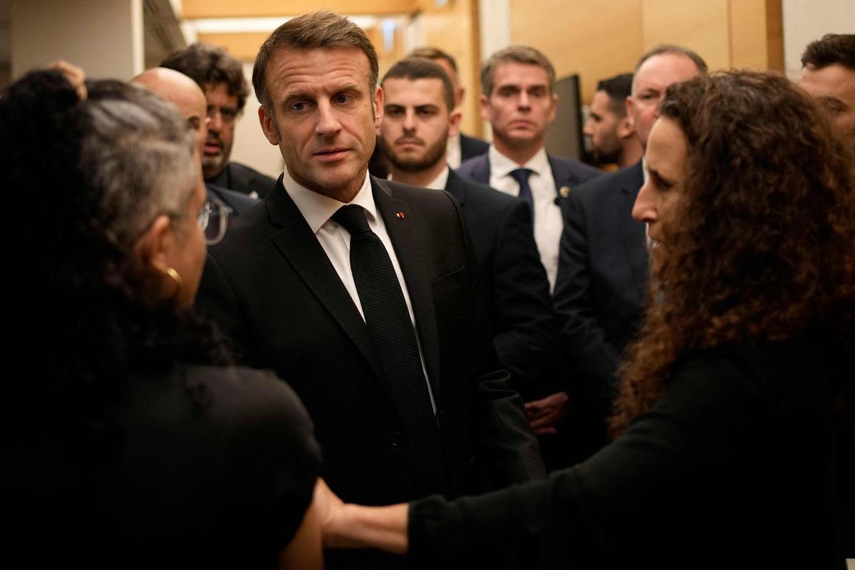 Macron visita Israel