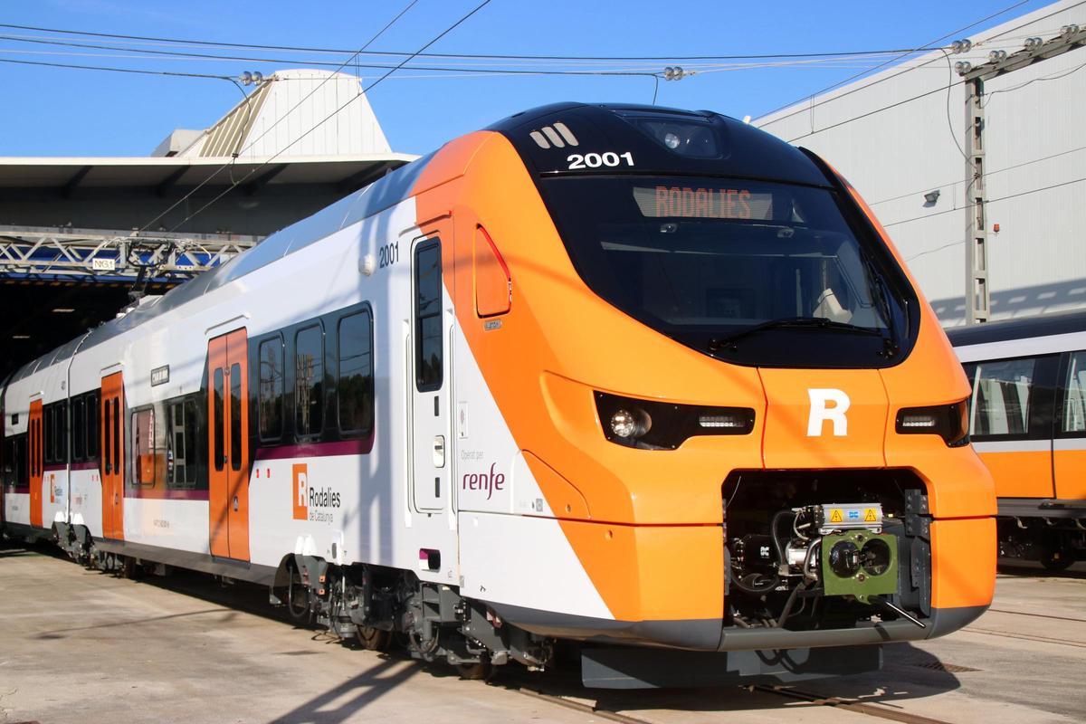 Un dels trens que s'estan construint a la fàbrica Alstom i que en un futur pròxim circul·laran per l'R4