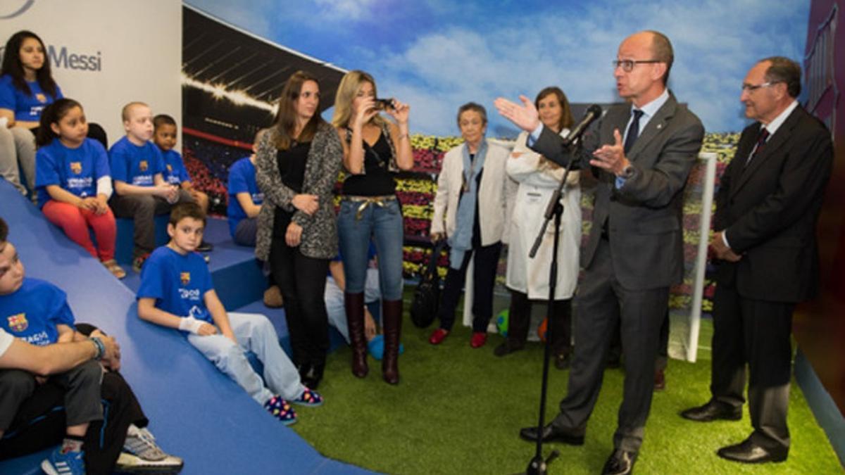 El vicepresidente Jordi Cardoner durante el acto de inauguración