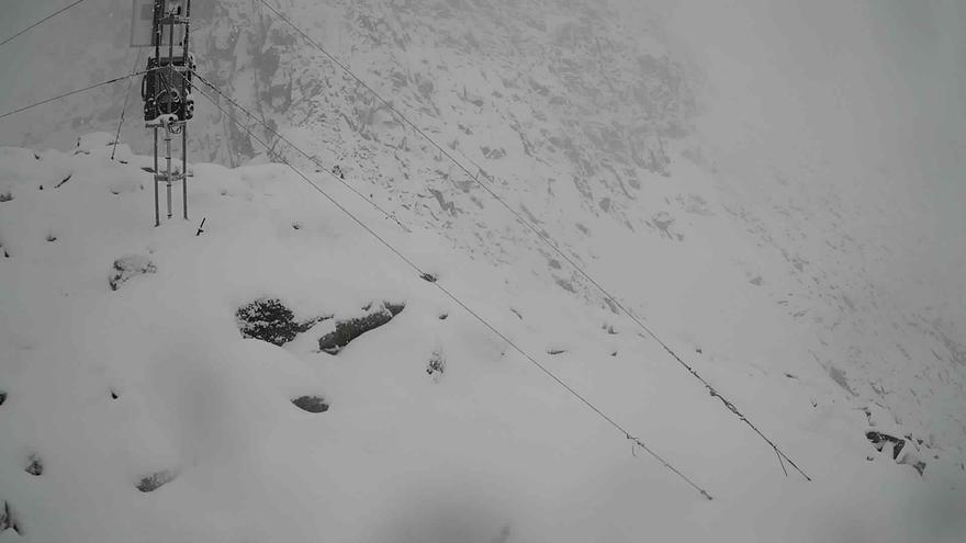 El temporal de lluvia trae a Aragón más frío y nieve