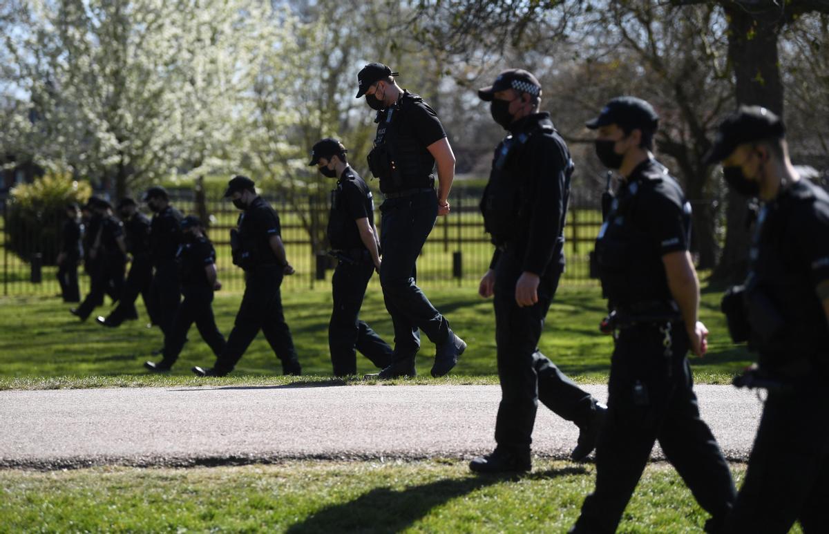 Medidas de seguridad extremas en el entierro del duque de Edimburgo. 