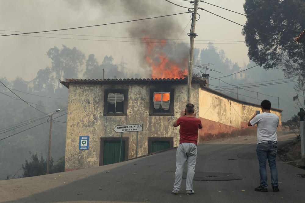 Grave incendio en Madeira