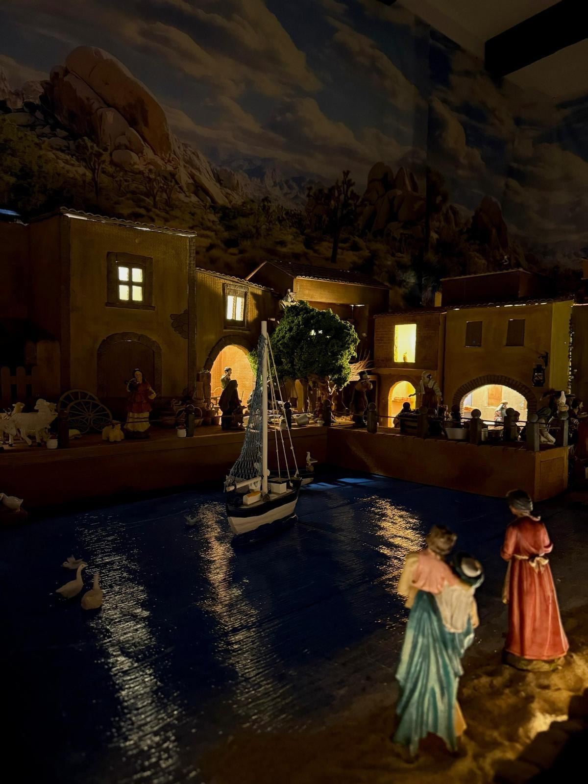 Fotogalería I El presidente de la Junta de Festes de Vila-real inaugura su espectacular belén