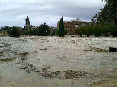 Fotogalería: Lluvias torrenciales en Aragón