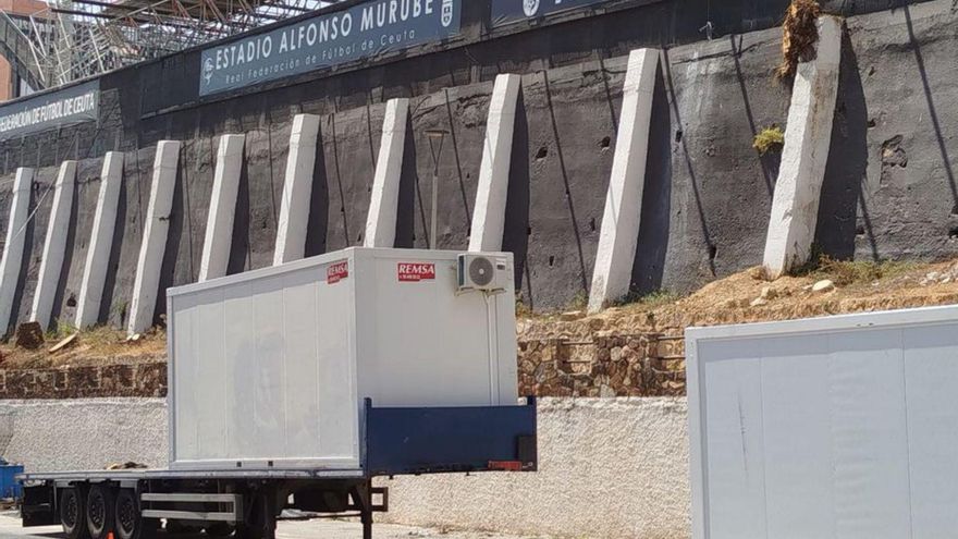 El Sporting, pendiente del estado del campo del Ceuta para su segundo partido de Liga