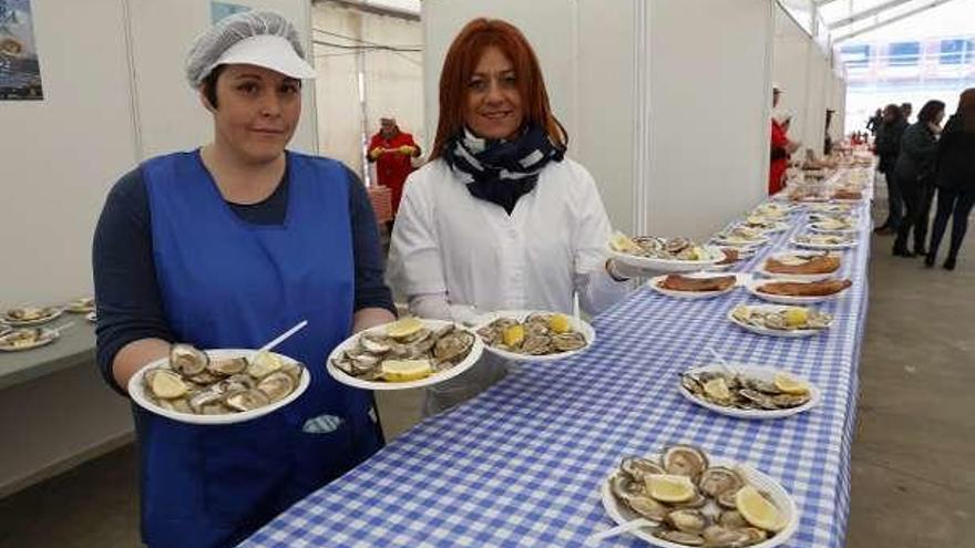 Asistentes a la Festa da Ostra del año pasado.