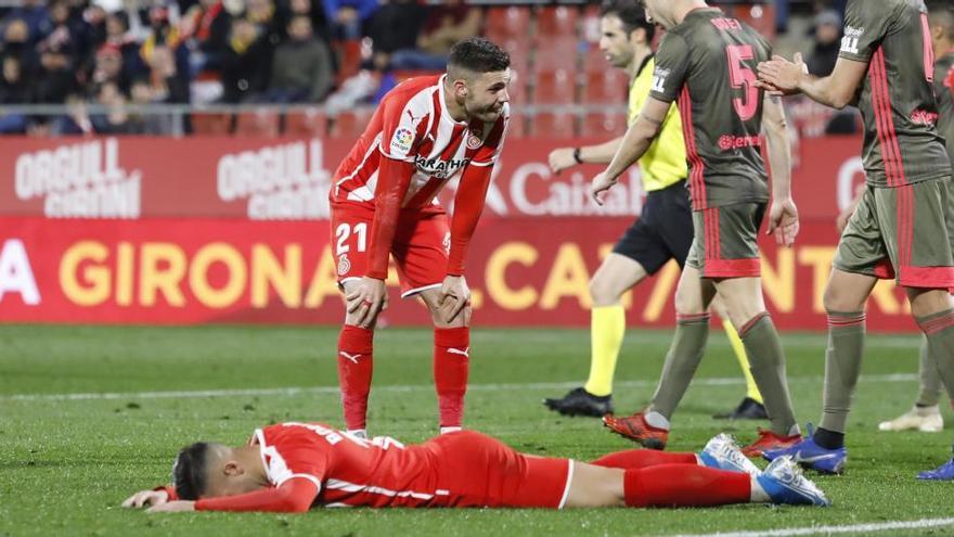 La pitjor ratxa de la temporada dispara els dubtes al Girona