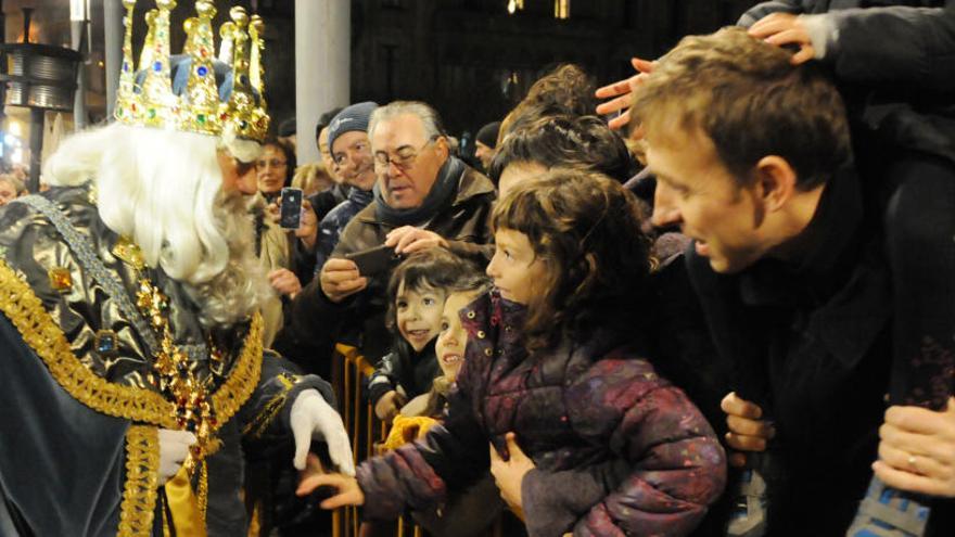 Ses Majestats durant la visita a Manresa de l&#039;any passat.