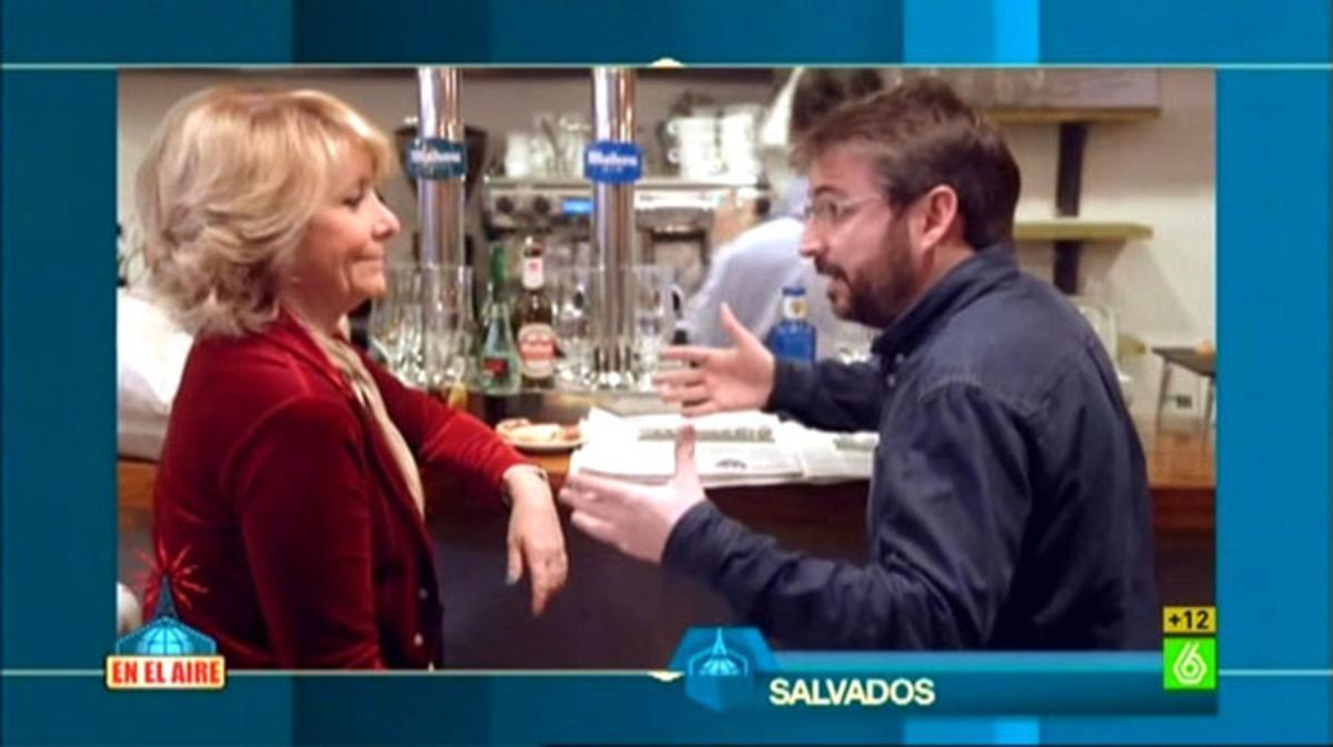 Avançament del programa de Jordi Évole ’Salvados’ amb Esperanza Aguirre.