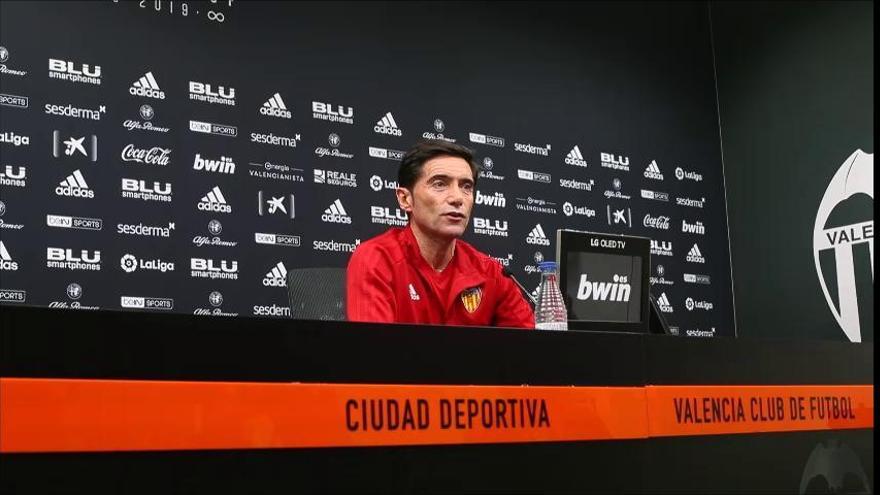 Marcelino habla del ambiente del duelo frente al Getafe