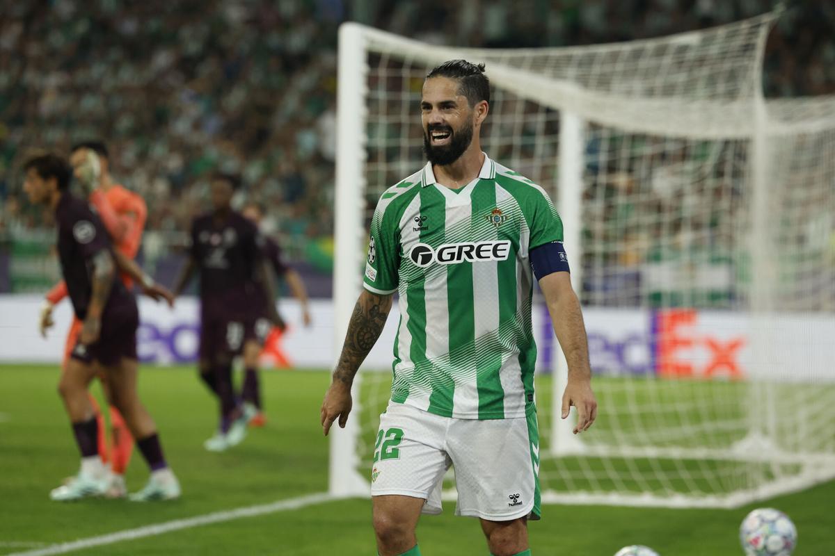 Una imagen del Real Betis - Oporto. Una imagen del Real Betis - Oporto.