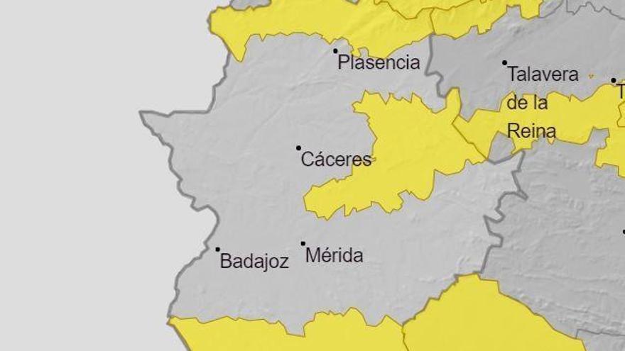 El 112 amplía la alerta amarilla debido al viento en el norte de la provincia de Cáceres