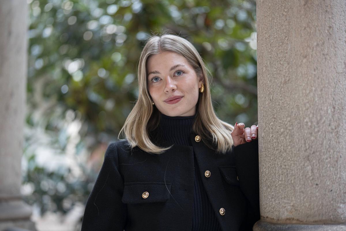 Iryna Zubkova, autora del libro "Acelerando en rojo", en el festival de literatura Crush Fest en Barcelona