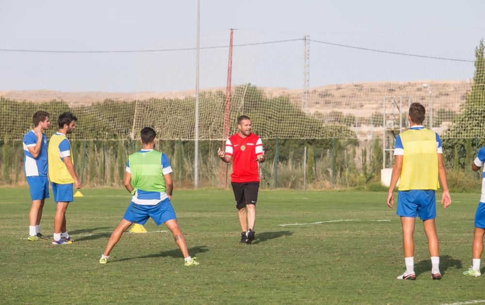 Primer entrenamiento del Hércules